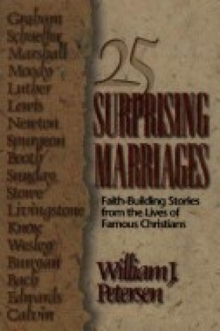 Cover of 25 Surprising Marriages