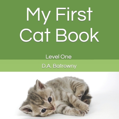 Book cover for My First Cat Book