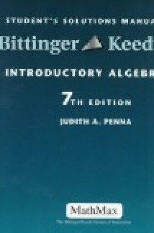 Cover of Introductory Algebra Student Solutions Manual