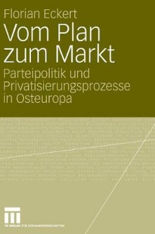 Cover of Vom Plan Zum Markt