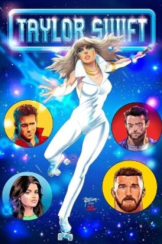 Cover of Female Force Taylor Swift Dazzler Homage Variant with Travis Kelce