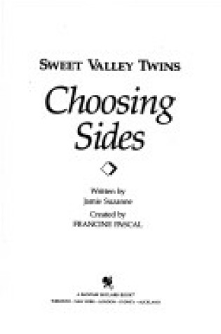 Cover of Choosing Sides