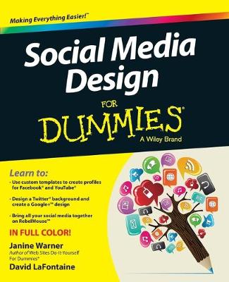 Book cover for Social Media Design For Dummies