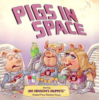 Book cover for Pigs in Space