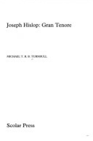 Cover of Joseph Hislop