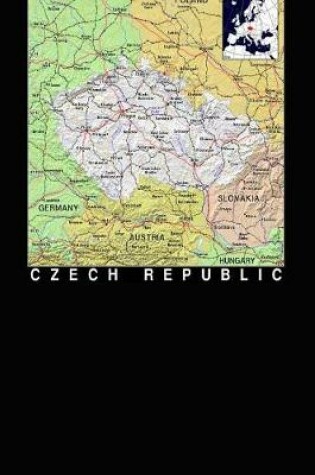 Cover of Modern Day Color Map of The Czech Republic Journal