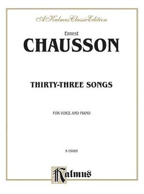 Book cover for Thirty-Three Songs