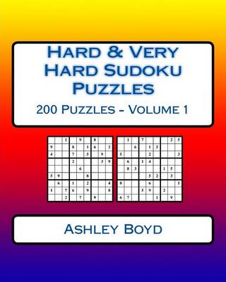 Book cover for Hard & Very Hard Sudoku Puzzles Volume 1