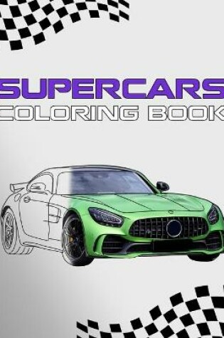 Cover of Supercars Coloring Book