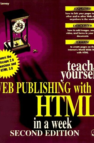 Cover of Teach Yourself Web Publishing with HTML 3.0 in a Week