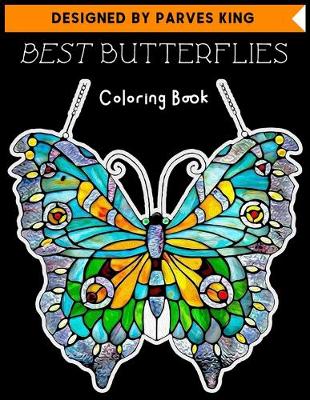 Book cover for BEST BUTTERFLIES Coloring Book