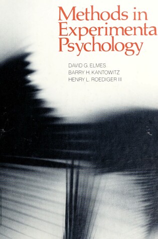 Cover of Methods in Experimental Psychology