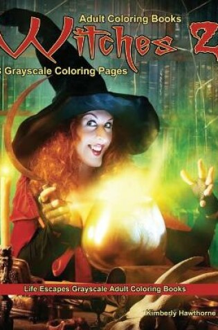 Cover of Adult Coloring Books Witches 2