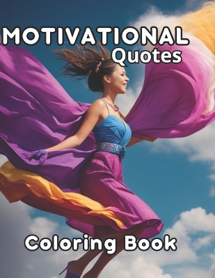 Cover of Motivational Quotes Coloring Book