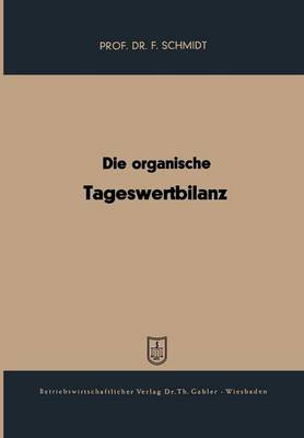 Book cover for Die organische Tageswertbilanz