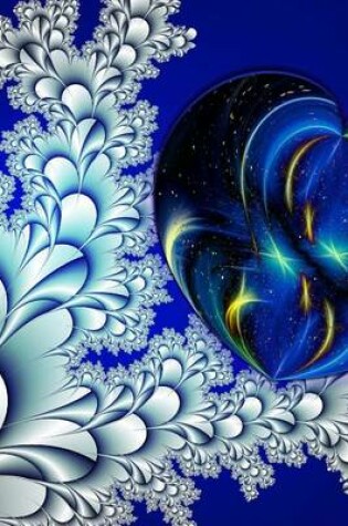 Cover of Cool Blue and White Fractal Heart