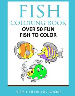 Book cover for Fish Coloring Book