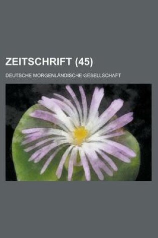 Cover of Zeitschrift (45 )