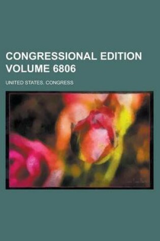 Cover of Congressional Edition Volume 6806