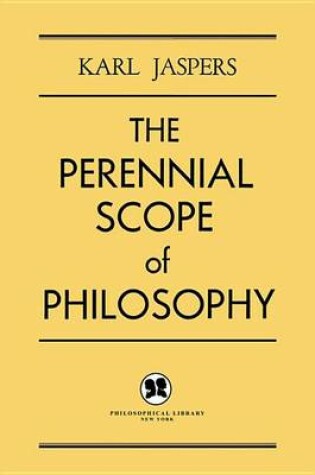 Cover of Perennial Scope of Philosophy