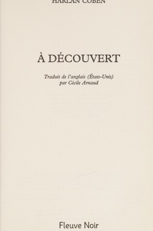 Cover of A decouvert
