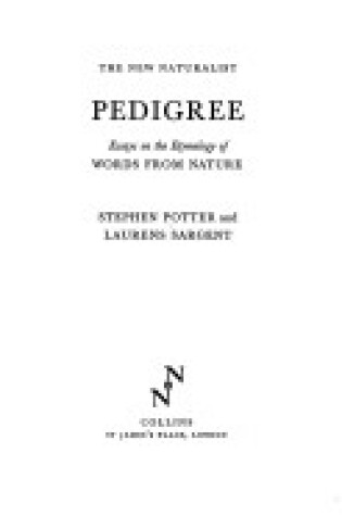 Cover of Pedigree