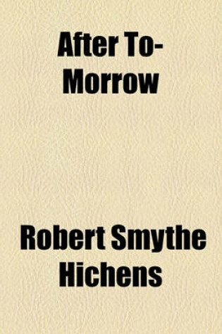 Cover of After To-Morrow