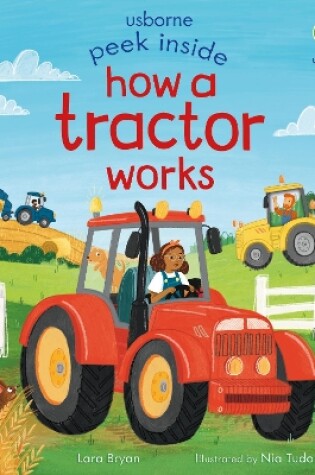 Cover of Peek Inside How a Tractor Works