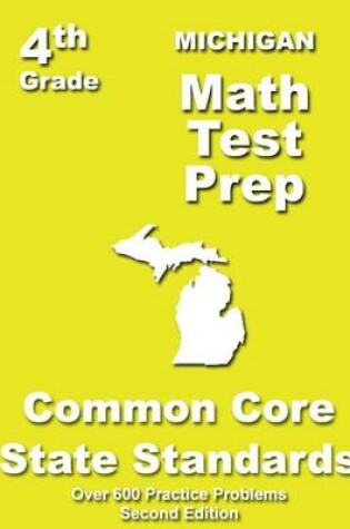 Cover of Michigan 4th Grade Math Test Prep
