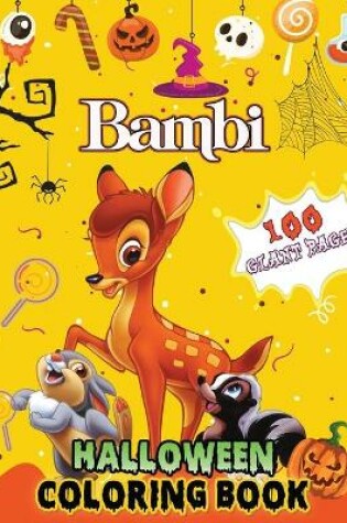 Cover of Bambi Halloween Coloring Book