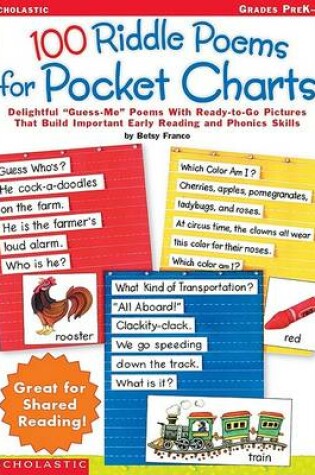 Cover of 100 Riddle Poems for Pocket Charts