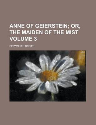 Book cover for Anne of Geierstein Volume 3