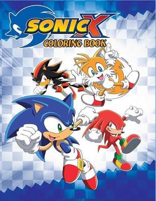 Book cover for Sonic X Coloring Book