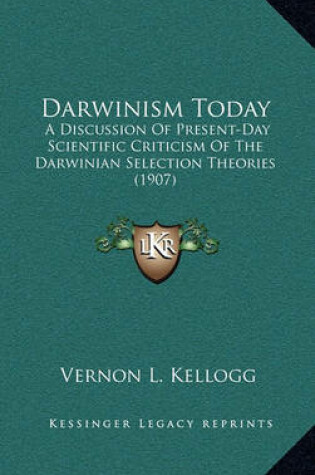 Cover of Darwinism Today