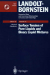 Book cover for Surface Tension of Pure Liquids and Binary Liquid Mixtures