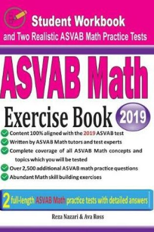 Cover of ASVAB Math Exercise Book