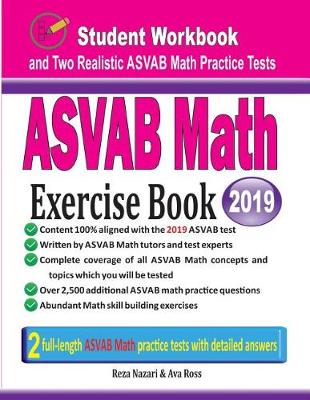 Book cover for ASVAB Math Exercise Book