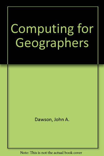 Book cover for Computing for Geographers