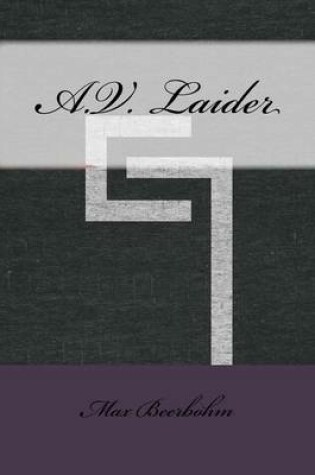 Cover of A.V. Laider