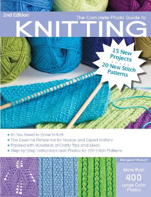 Book cover for The Complete Photo Guide to Knitting, 2nd Edition