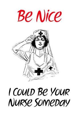 Book cover for Be Nice I Could Be Your Nurse Someday