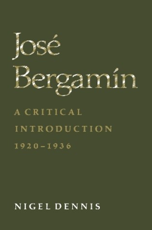 Cover of Jose Bergamin