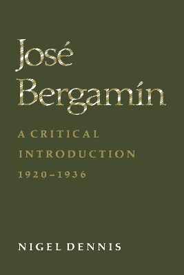 Book cover for Jose Bergamin