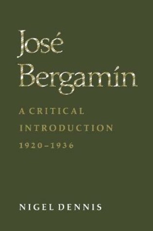 Cover of Jose Bergamin