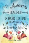 Book cover for An Awesome Teacher Is Hard to Find