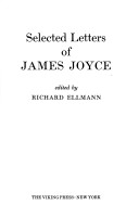 Book cover for Joyce: Selected Letters