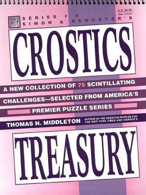 Book cover for Simon & Schuster Crostics Trea