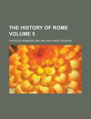 Book cover for The History of Rome Volume 5