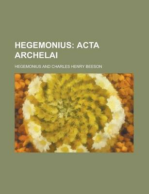 Book cover for Hegemonius