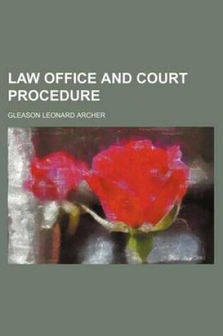 Cover of Law Office and Court Procedure